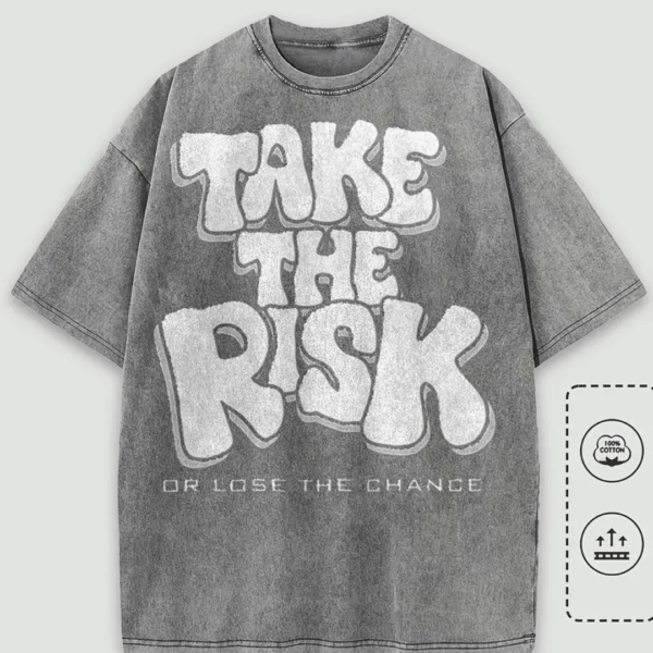 Men's Beige Graphic T-Shirt